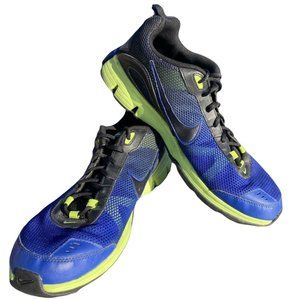 Nike Dual Fusion TR 2 Black/Volt/Blue Running Shoes 443819-400 Size 14